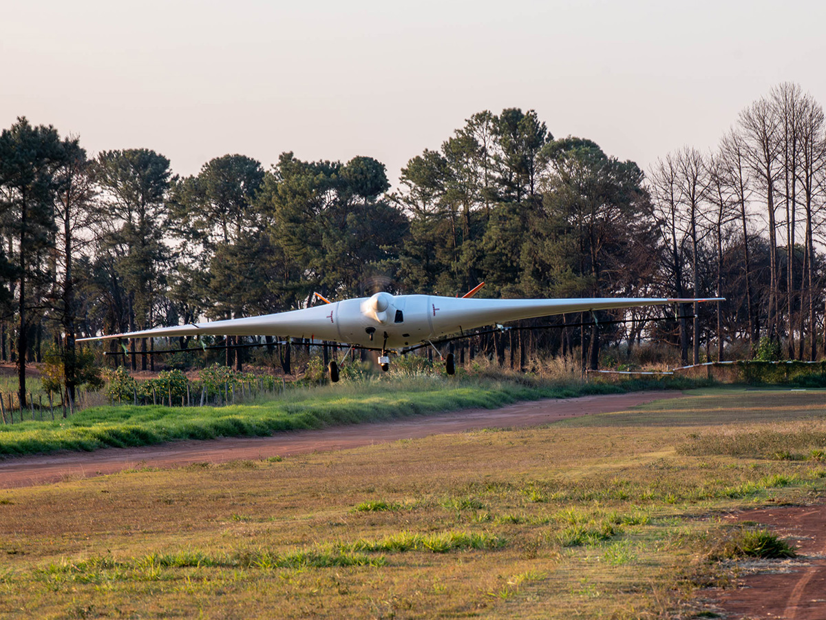 Austro drone on ground